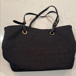 Michael Kors Black Monogram Tote